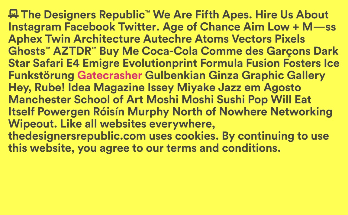 Web Design Inspiration - The Designers Republic