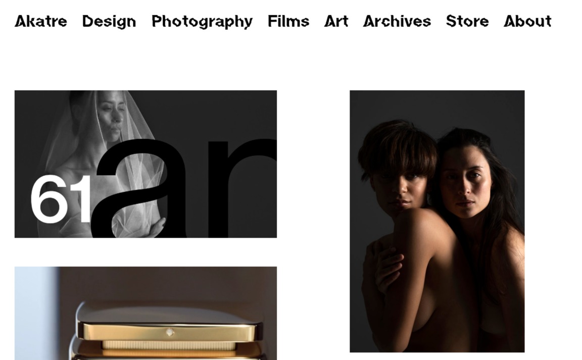 Web Design Inspiration - Akatre