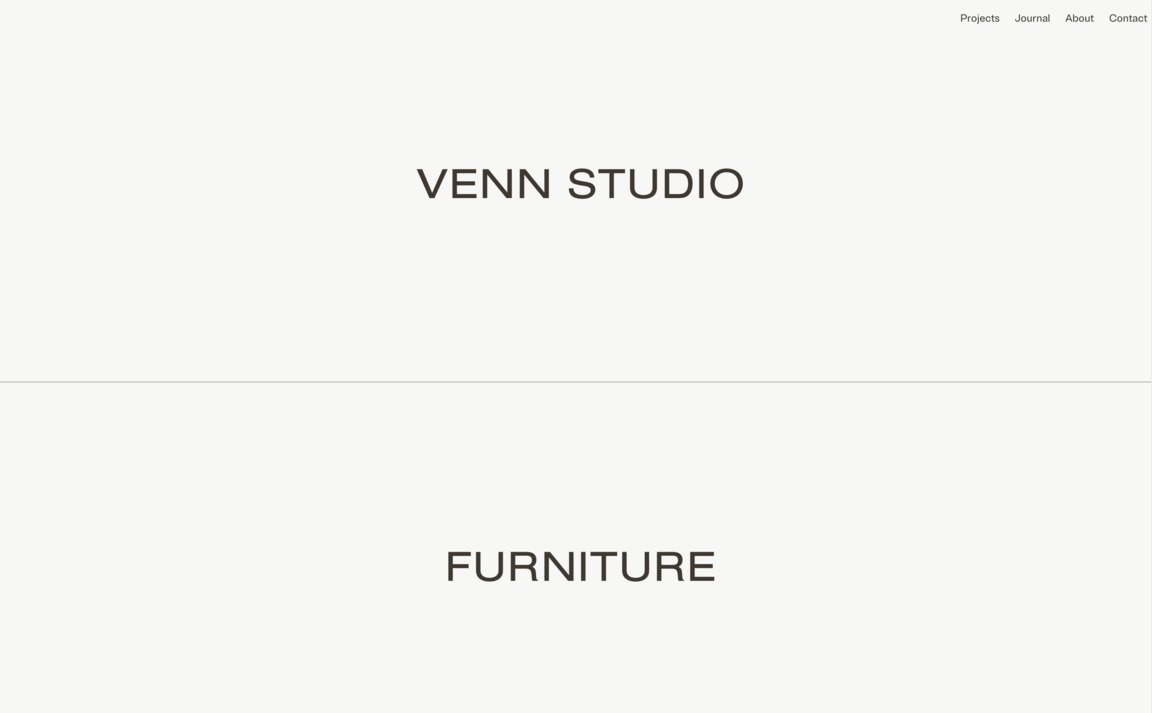 Web Design Inspiration - Venn Studio