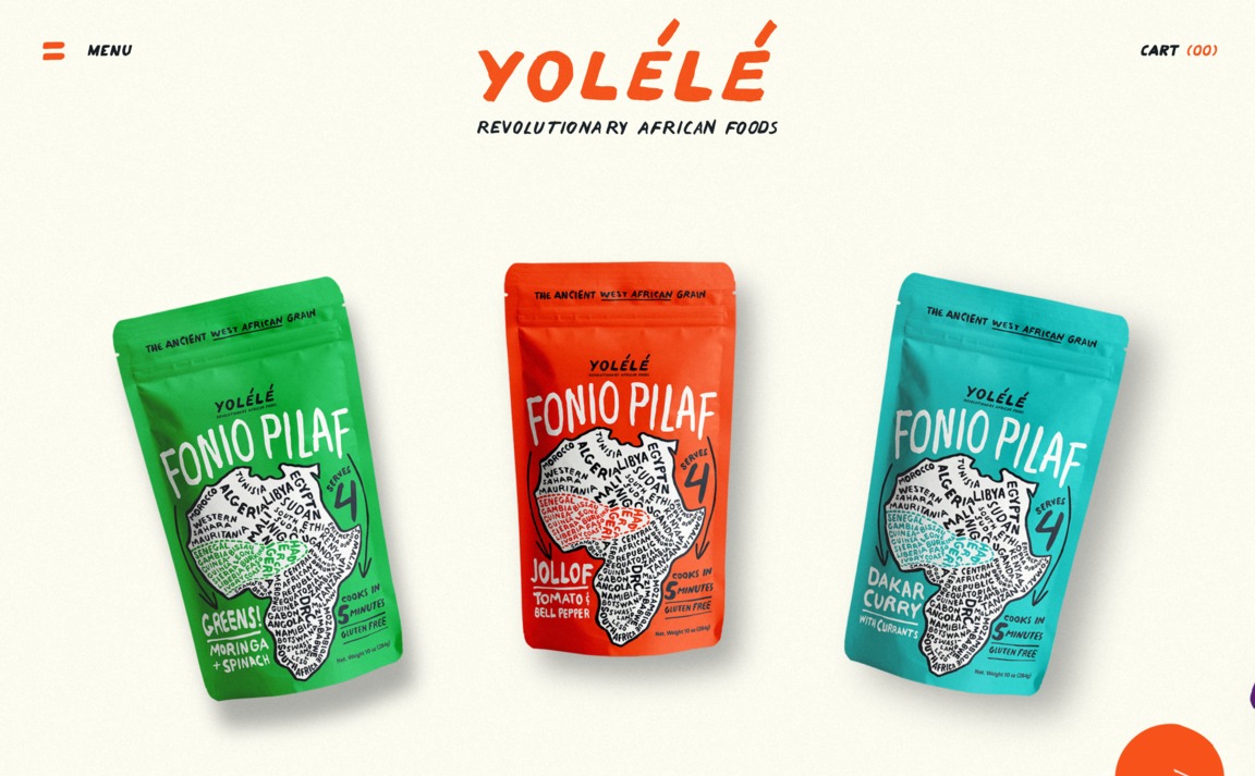 Web Design Inspiration - Yolélé