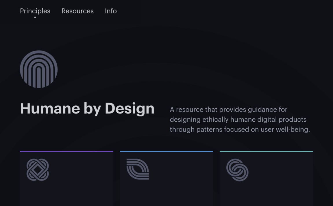 Web Design Inspiration - Humane by Design