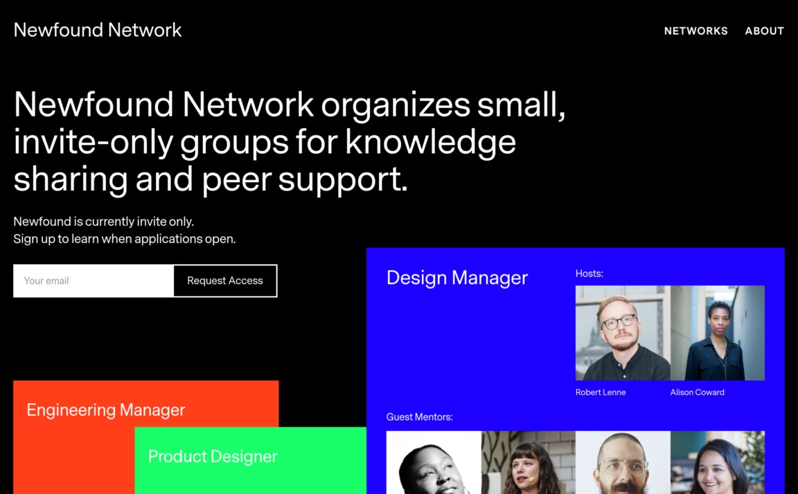 Web Design Inspiration - Newfound Network