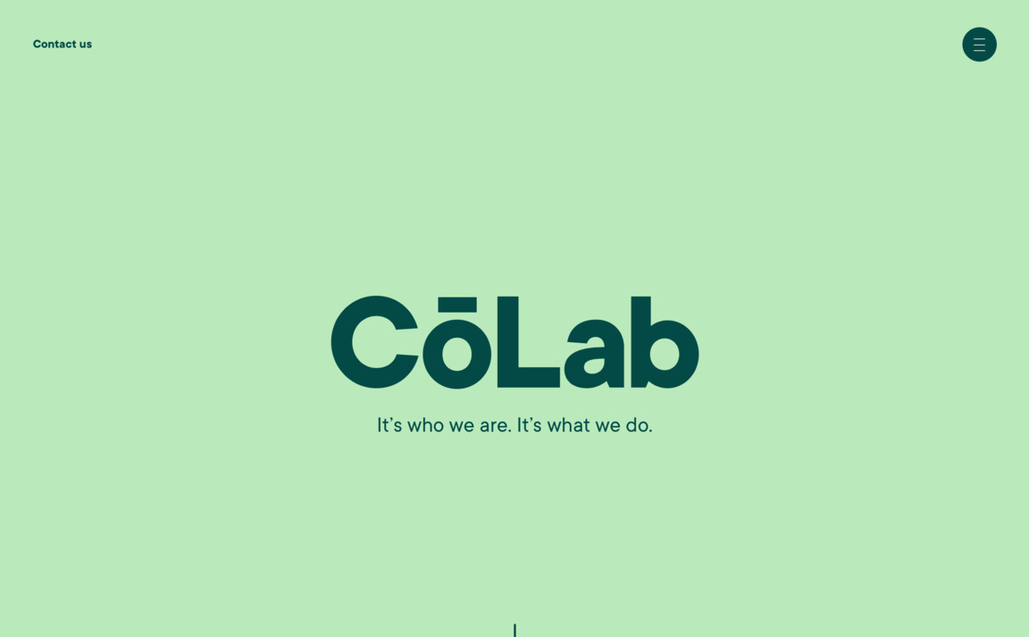 Web Design Inspiration - CōLab
