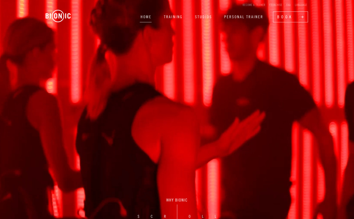 Web Design Inspiration - Bionic EMS