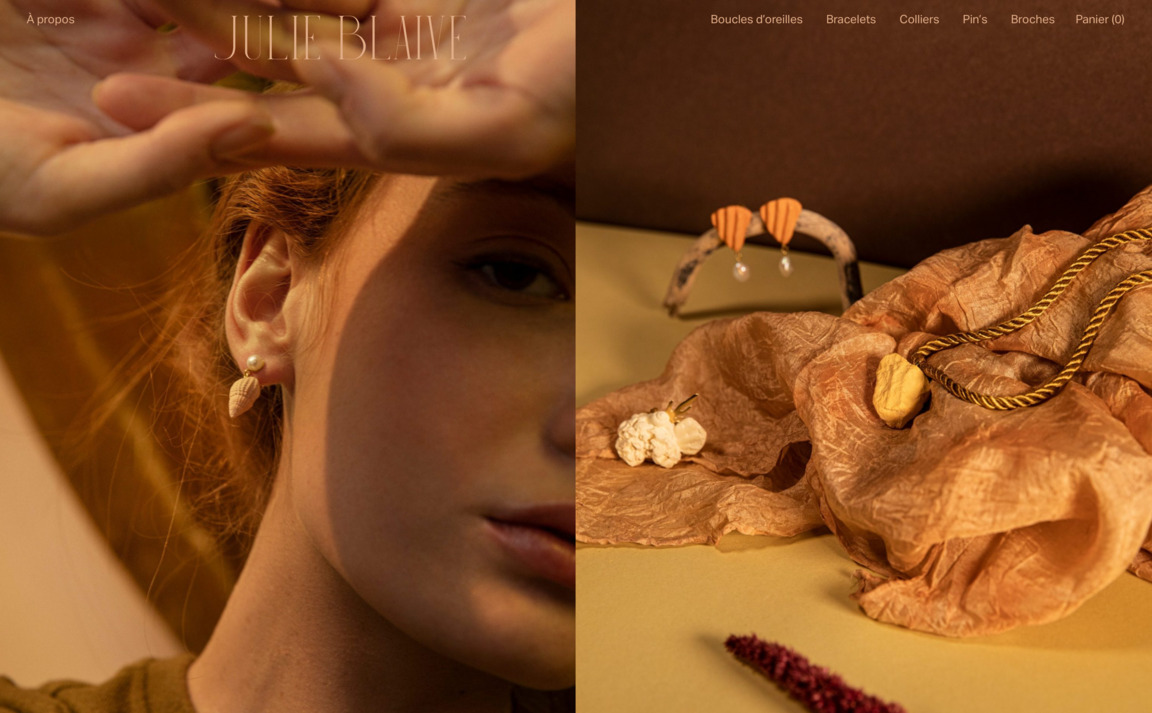 Web Design Inspiration - Julie Blaive