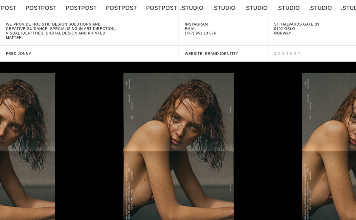 Web Design Inspiration - Post Post Studio
