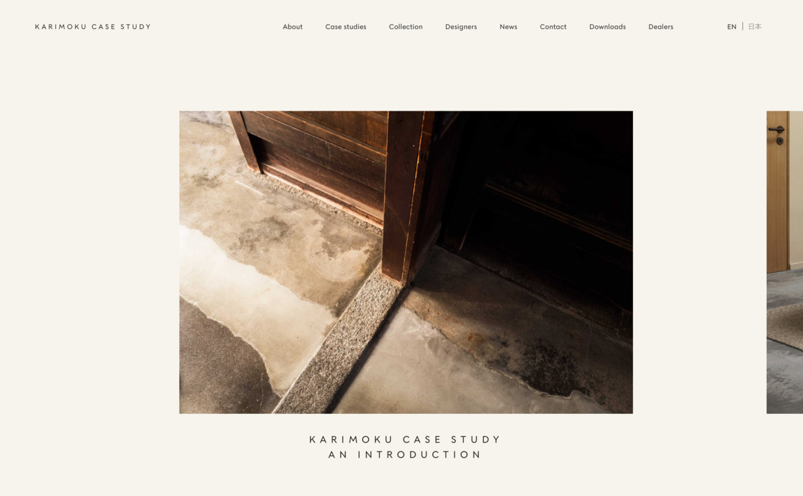 Web Design Inspiration - Karimoku Case Study