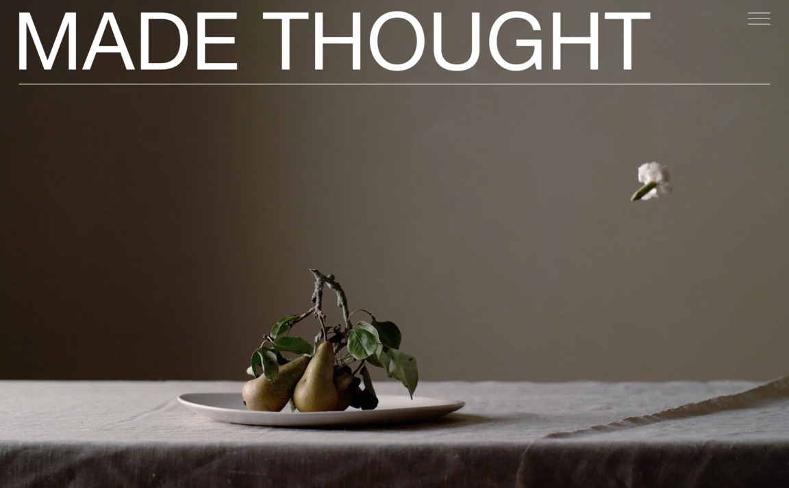 Web Design Inspiration - Made Thought