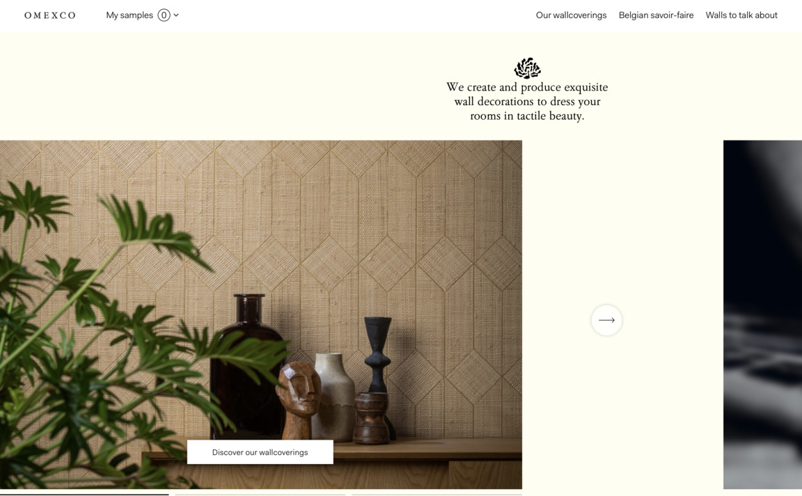 Web Design Inspiration - Omexco