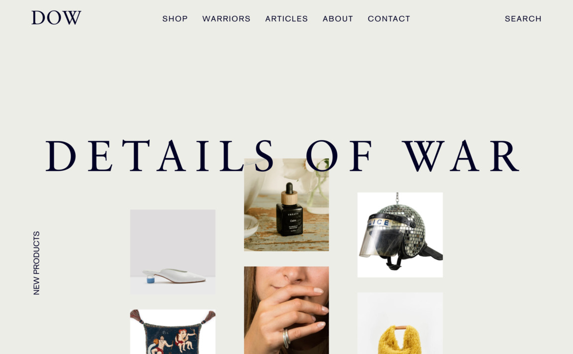 Web Design Inspiration - Details of War