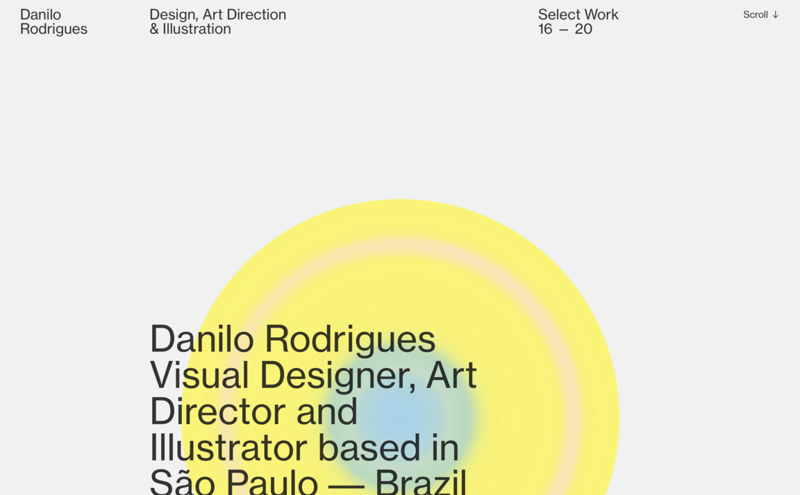Web Design Inspiration - Danilo Rodrigues