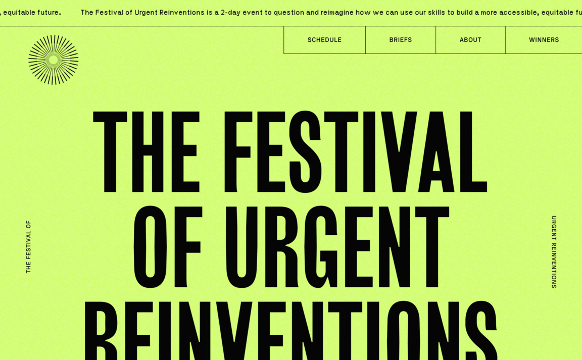 Web Design Inspiration - The Festival of Reinventions