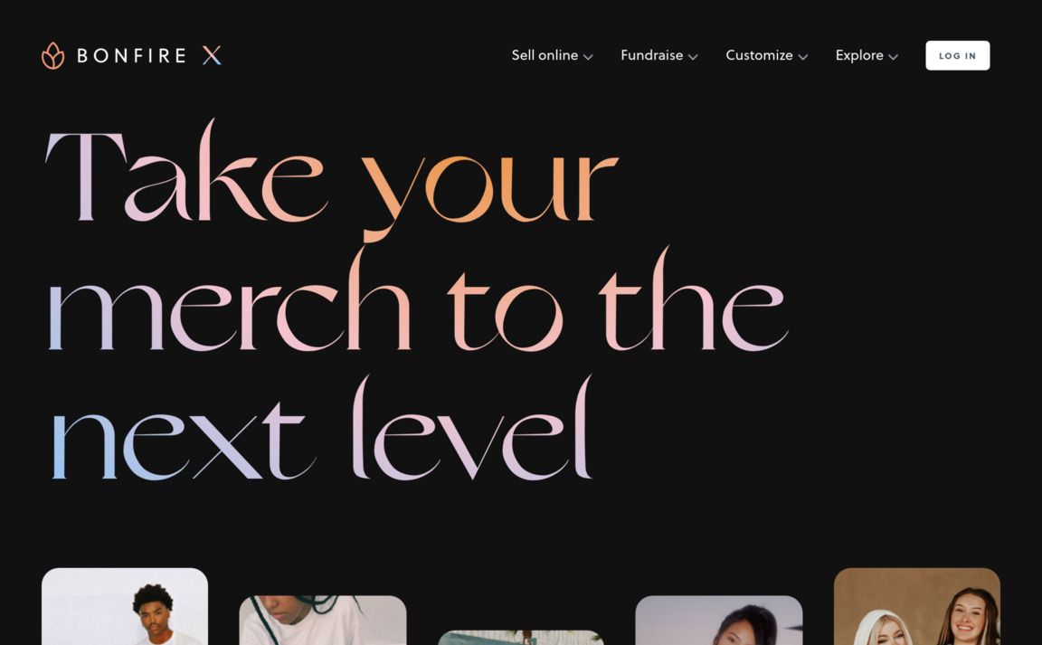 Web Design Inspiration - Bonfire X