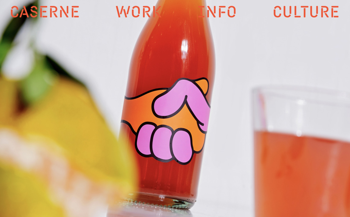 Web Design Inspiration - Caserne