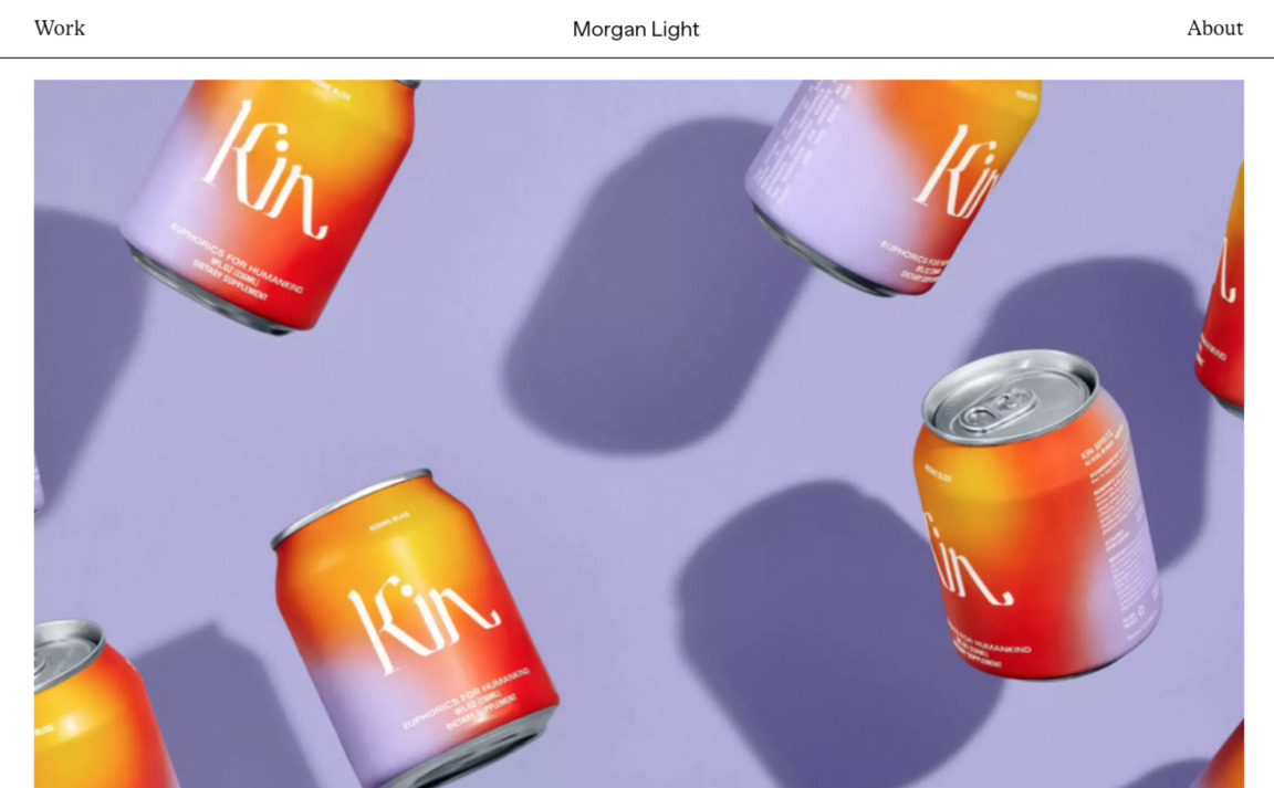 Web Design Inspiration - Morgan Light