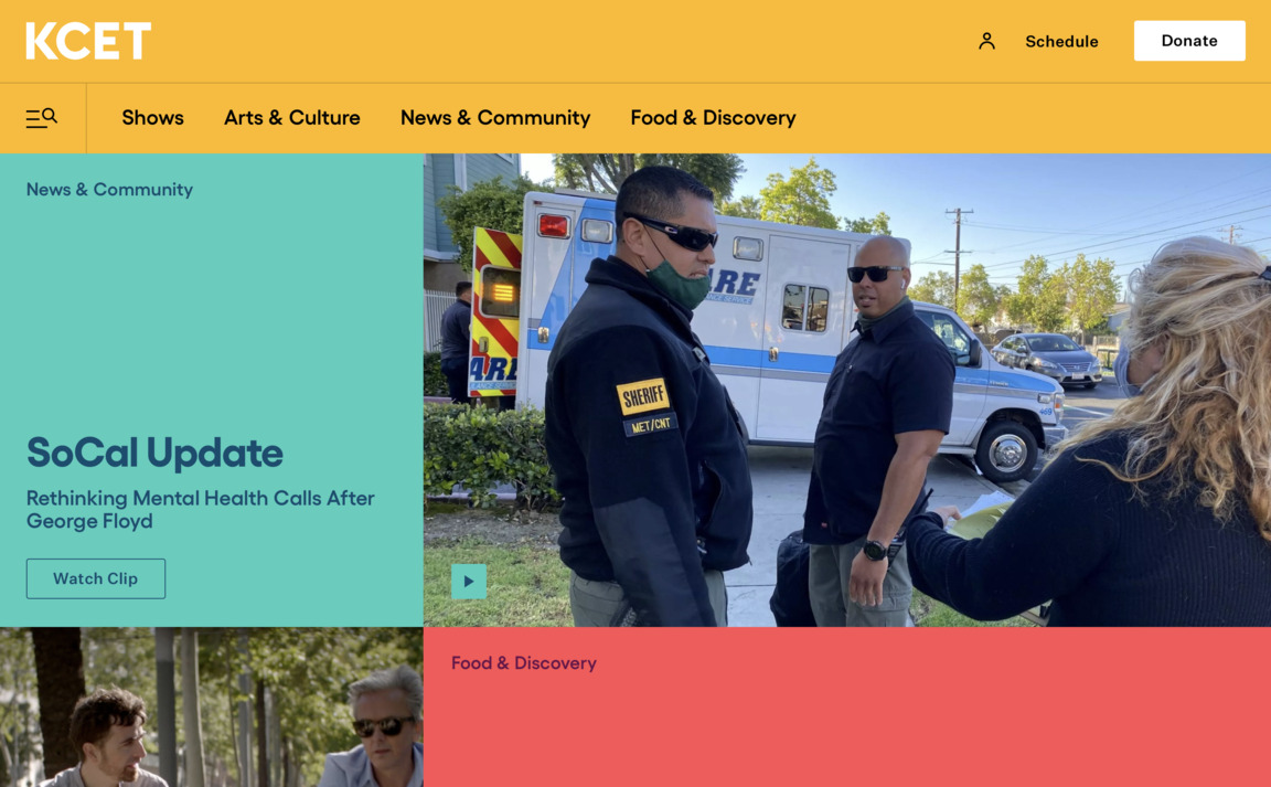 Web Design Inspiration - KCET