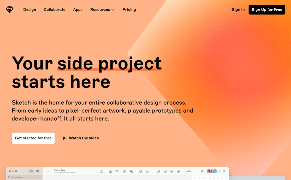 Web Design Inspiration - Sketch