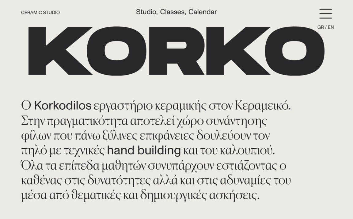 Web Design Inspiration - Korko