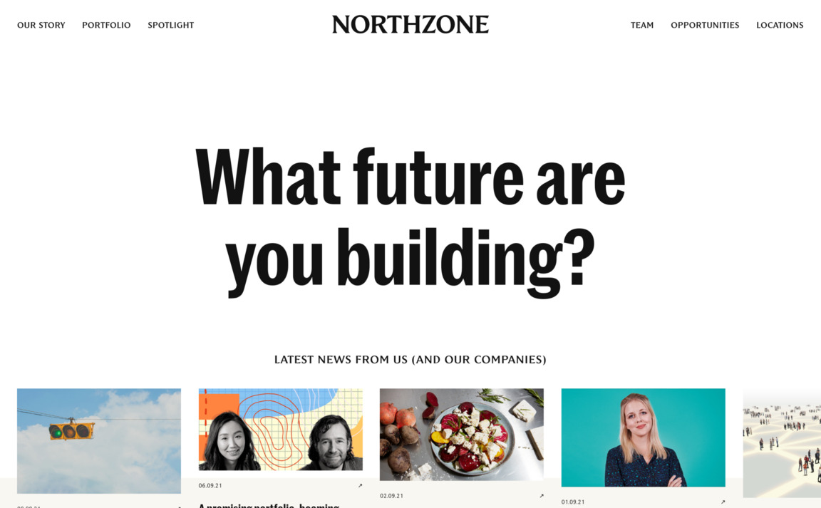 Web Design Inspiration - Northzone