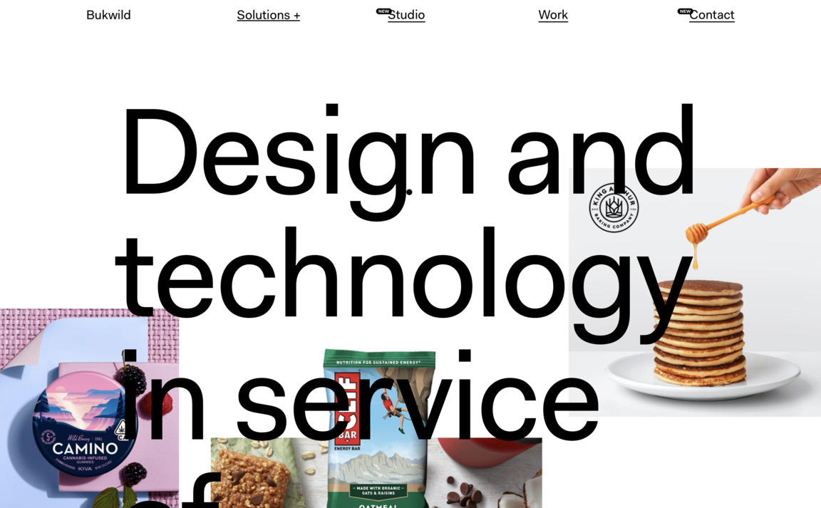 Web Design Inspiration - Bukwild
