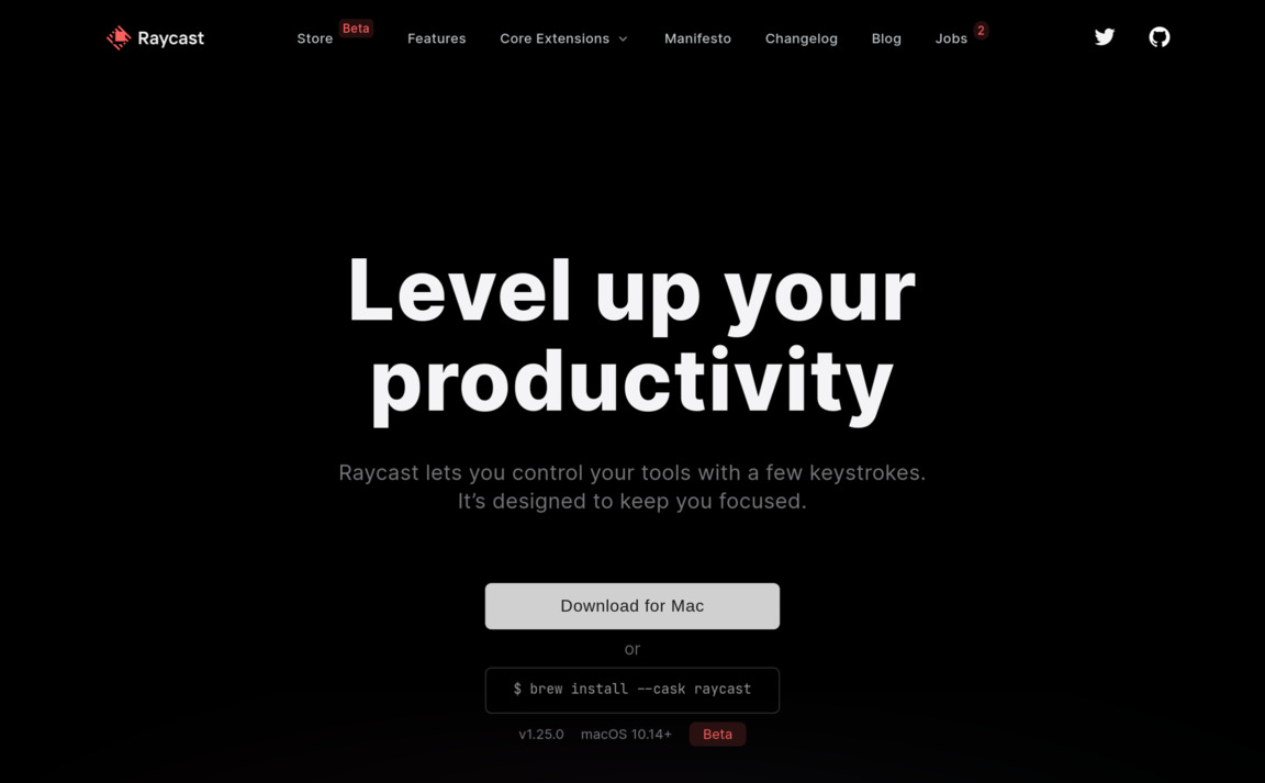 Web Design Inspiration - Raycast