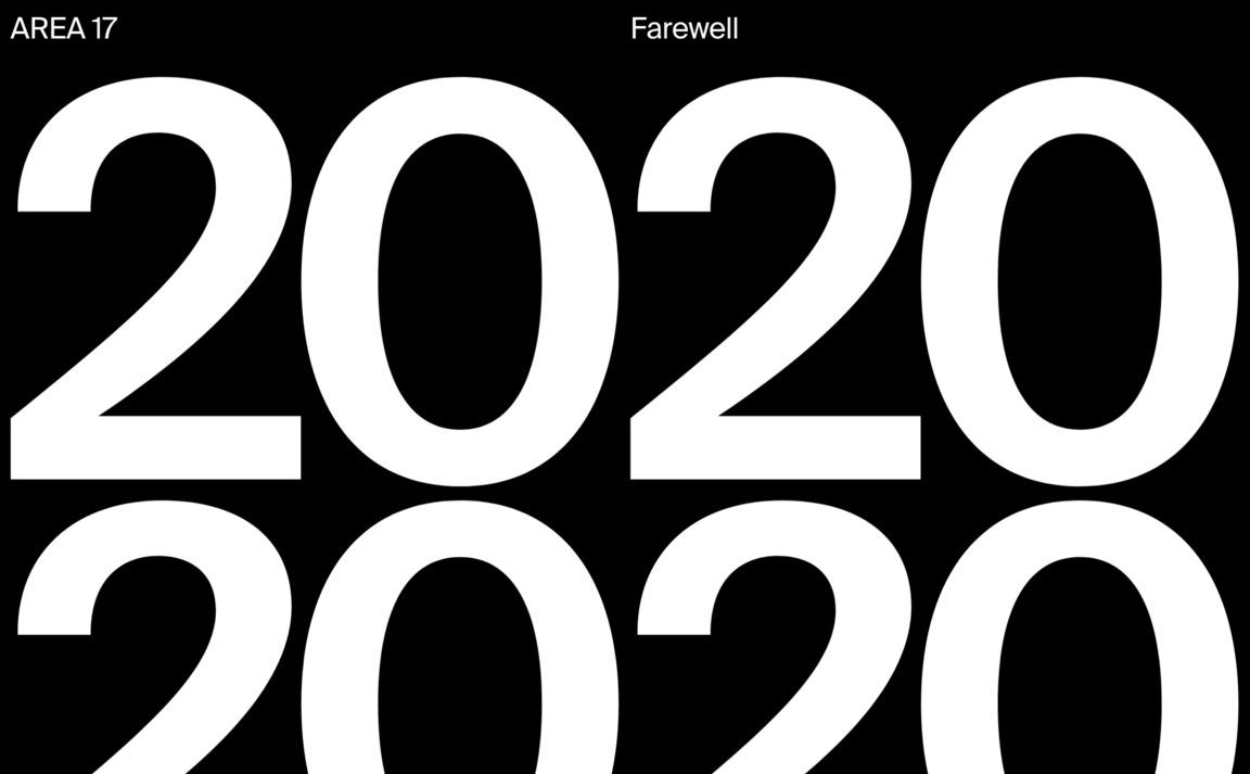 Web Design Inspiration - AREA 17 — 2020 Year in Review