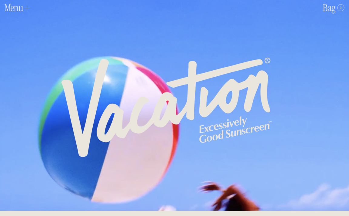 Web Design Inspiration - Vacation