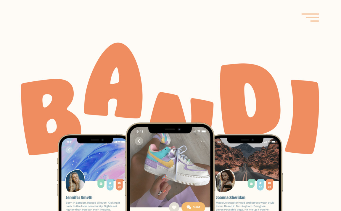 Web Design Inspiration - Bandi